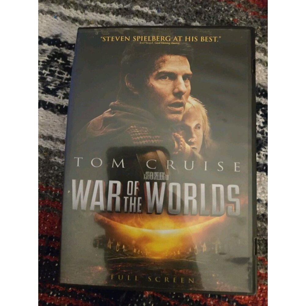 War Of The Worlds DVD Full Screen Tom Cruise Steven Spielberg